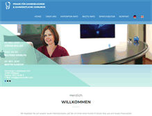 Tablet Screenshot of praxismoeller.com