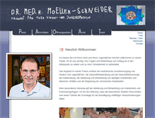 Tablet Screenshot of praxismoeller.ch